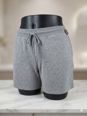 Athletic Works Gray Drawstring Lounge Shorts XXL (20)